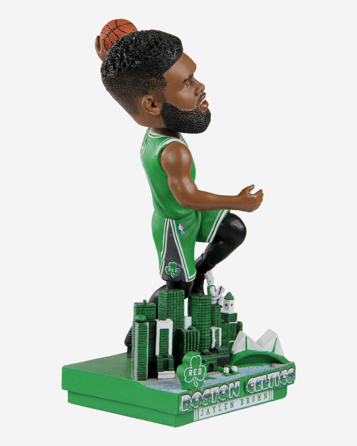 Jaylen Brown Boston Celtics 2022 City Jersey Bobblehead FOCO - FOCO.com