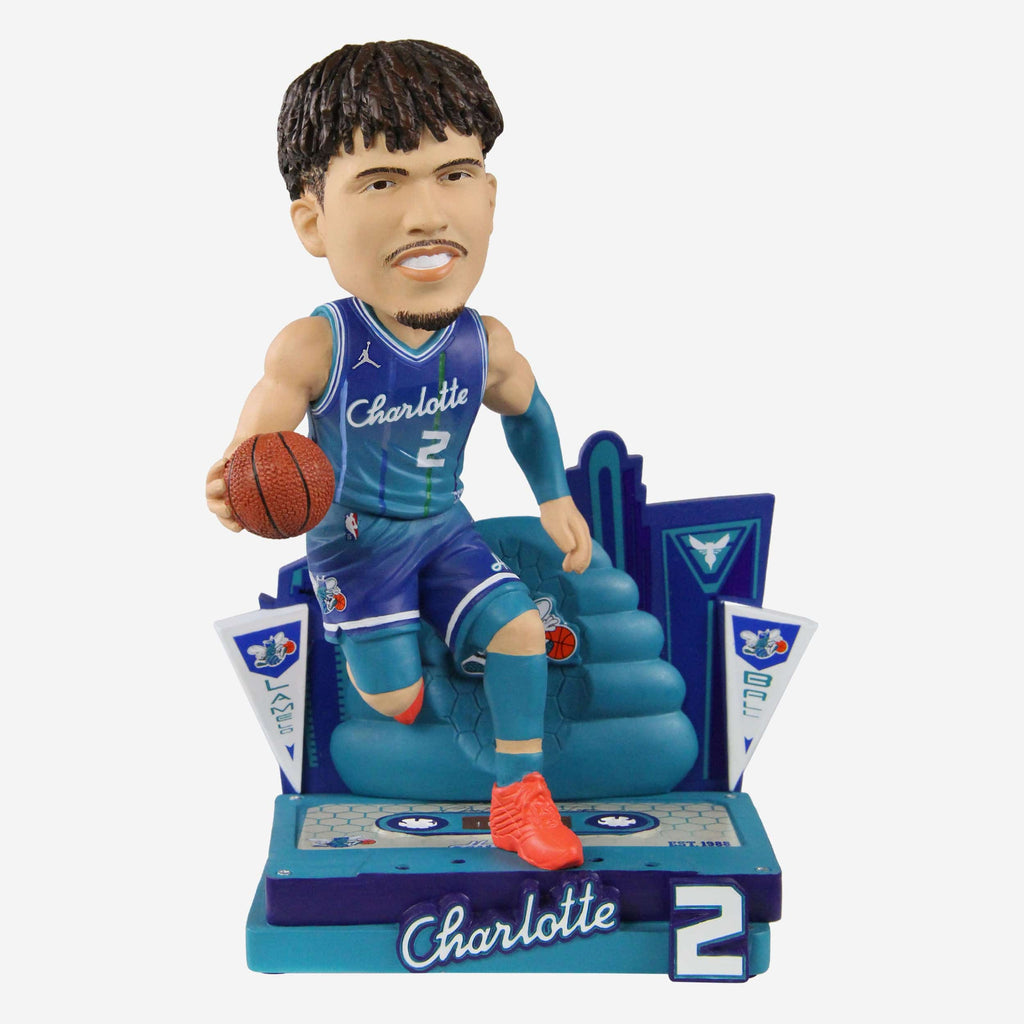 Lamelo Ball Charlotte Hornets 2022 City Jersey Bobblehead FOCO - FOCO.com