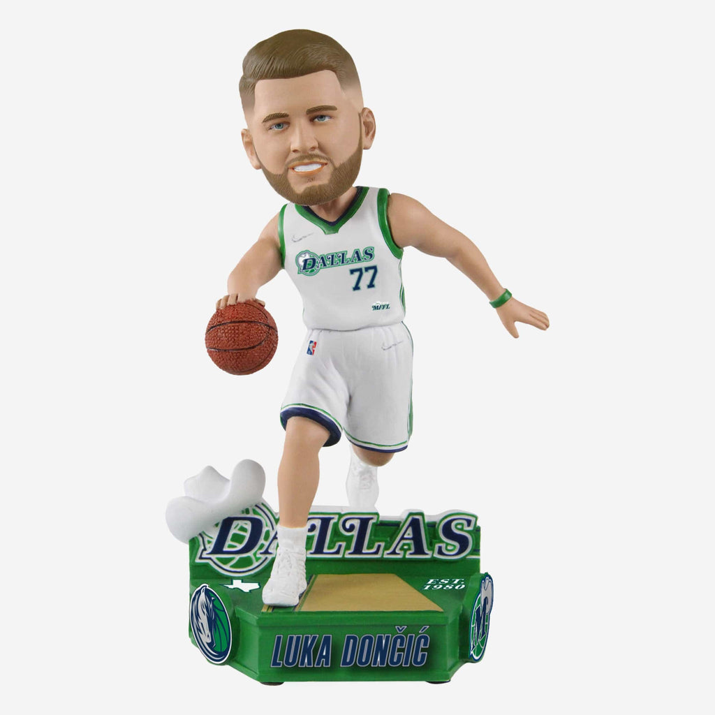 Luka Doncic Dallas Mavericks 2022 City Jersey Bobblehead FOCO - FOCO.com