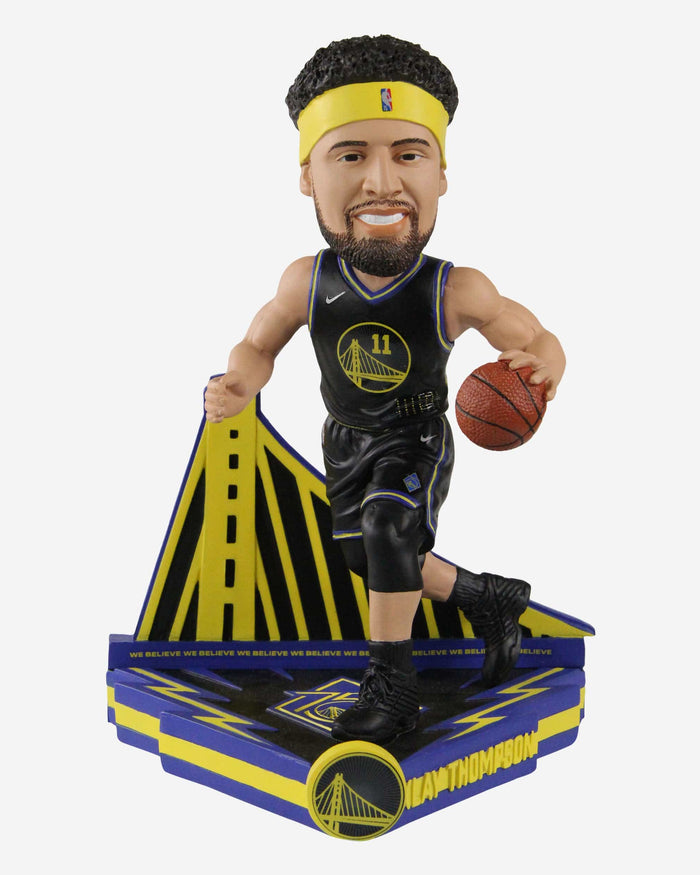 Klay Thompson Golden State Warriors 2022 City Jersey Bobblehead FOCO - FOCO.com