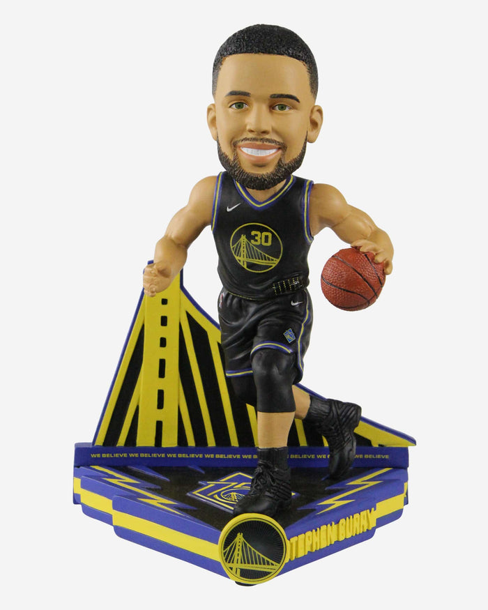 Steph Curry Golden State Warriors 2022 City Jersey Bobblehead FOCO - FOCO.com