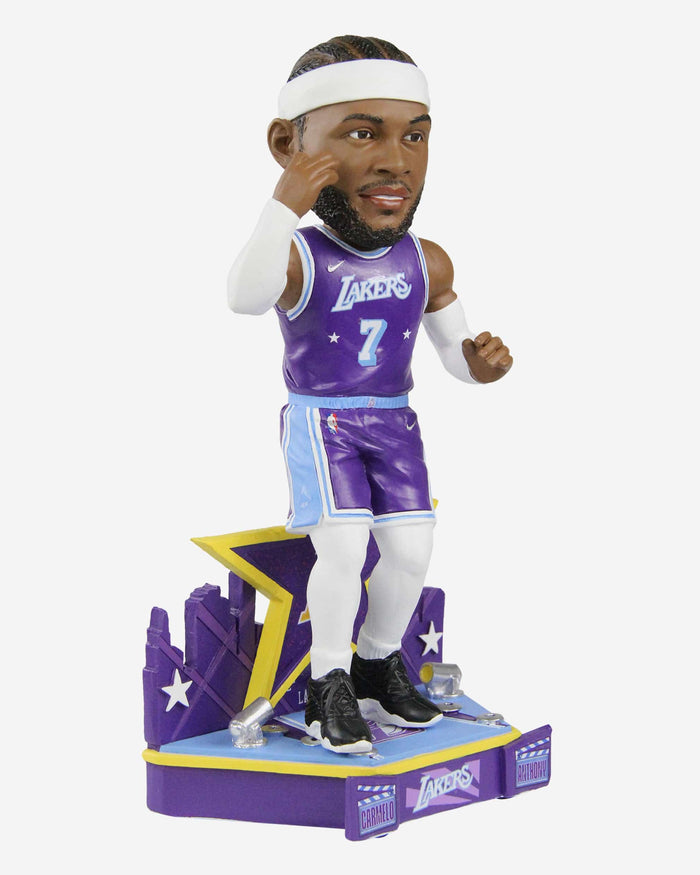 Carmelo Anthony Los Angeles Lakers 2022 City Jersey Bobblehead FOCO - FOCO.com