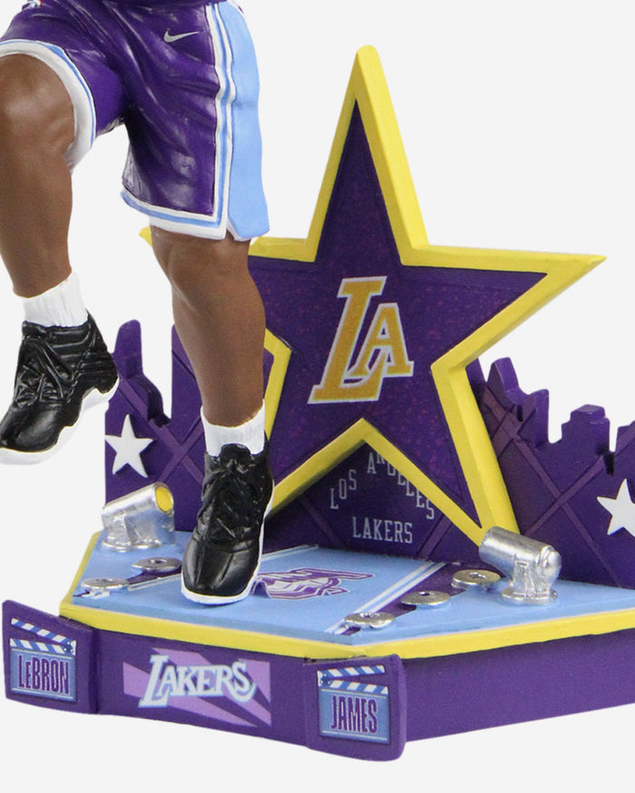 LeBron James Los Angeles Lakers 2022 City Jersey Bobblehead FOCO - FOCO.com