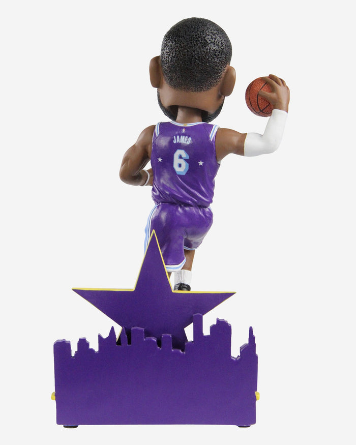 LeBron James Los Angeles Lakers 2022 City Jersey Bobblehead FOCO - FOCO.com