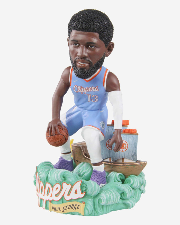 Paul George Los Angeles Clippers 2022 City Jersey Bobblehead FOCO - FOCO.com