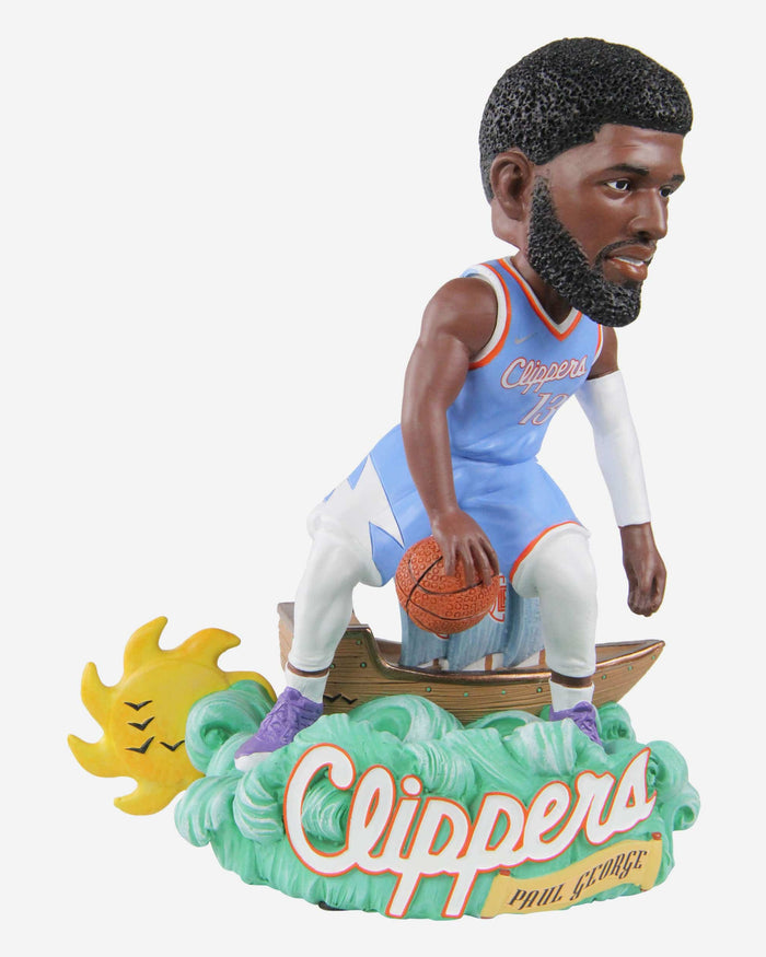 Paul George Los Angeles Clippers 2022 City Jersey Bobblehead FOCO - FOCO.com