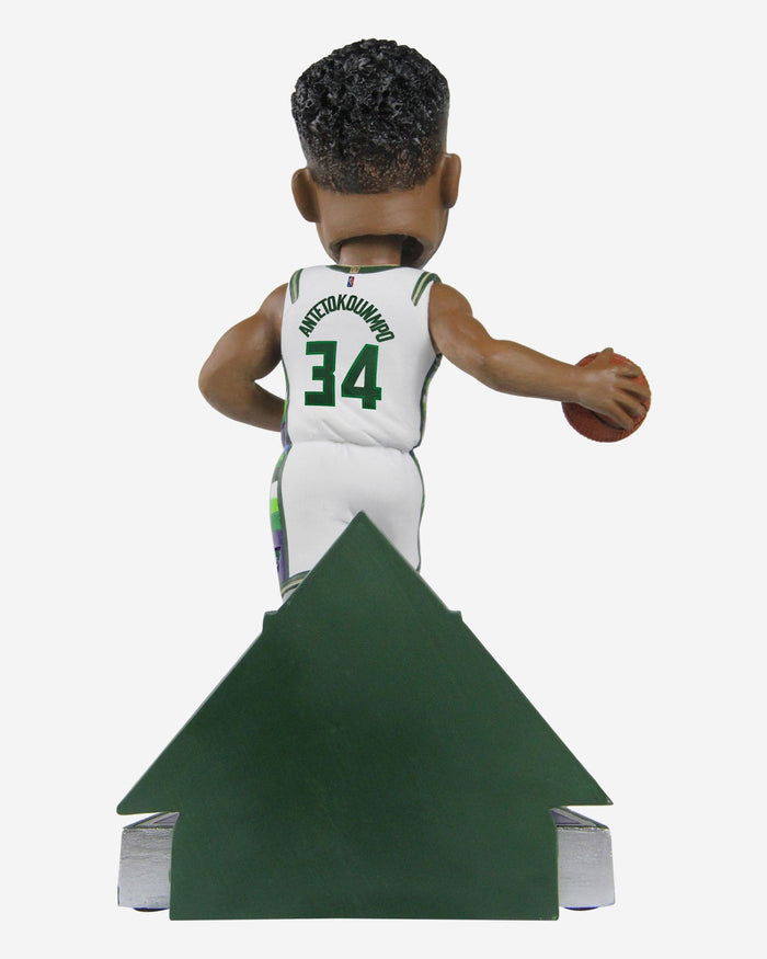 Giannis Antetokounmpo Milwaukee Bucks 2022 City Jersey Bobblehead FOCO - FOCO.com