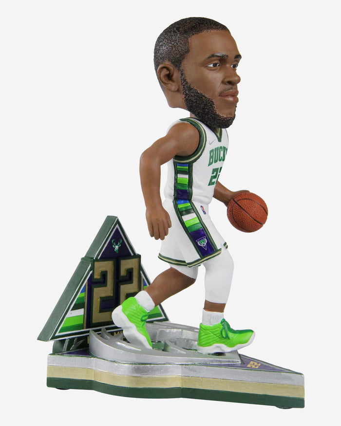 Khris Middleton Milwaukee Bucks 2022 City Jersey Bobblehead FOCO - FOCO.com