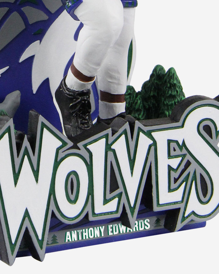 Anthony Edwards Minnesota Timberwolves 2022 City Jersey Bobblehead FOCO - FOCO.com