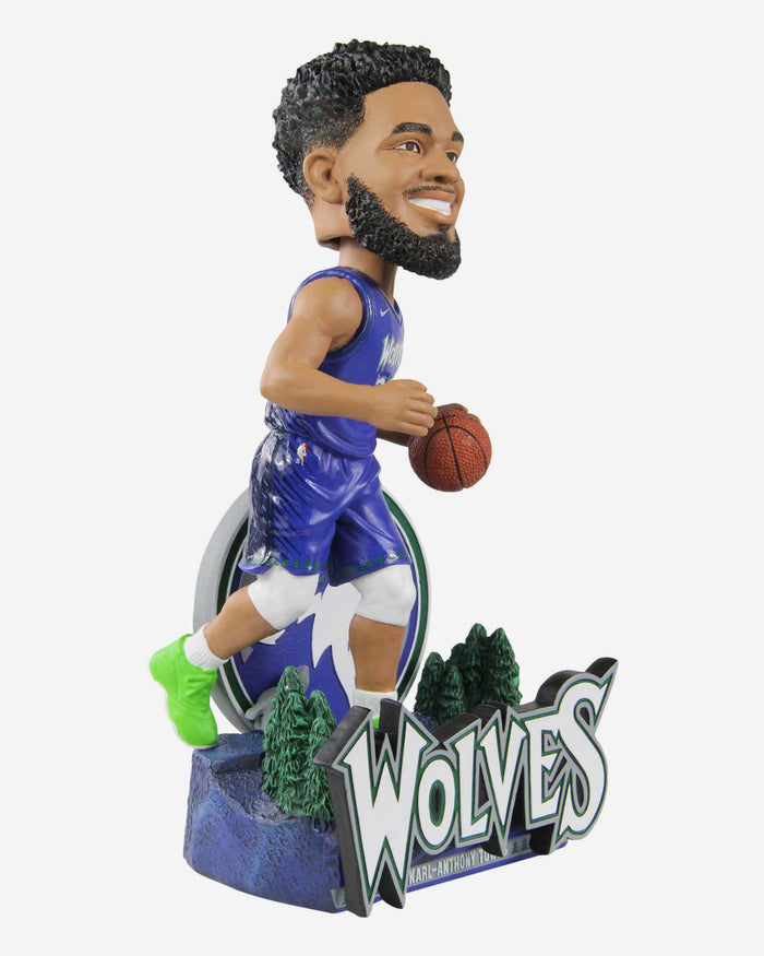 Karl-Anthony Towns Minnesota Timberwolves 2022 City Jersey Bobblehead FOCO - FOCO.com