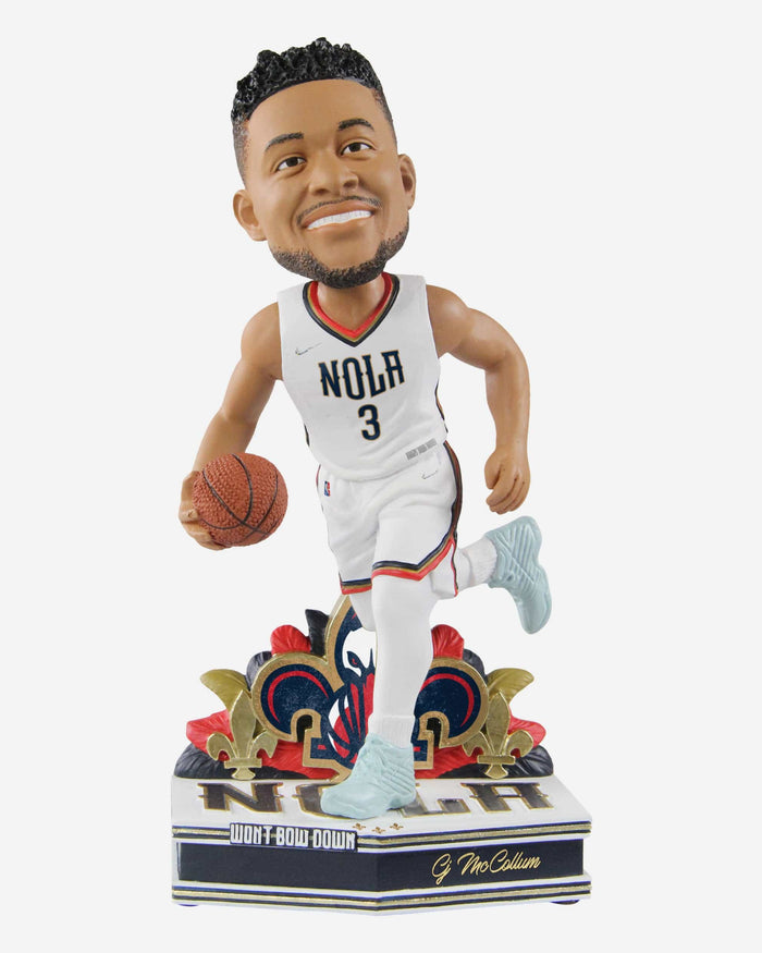 CJ McCollum New Orleans Pelicans 2022 City Jersey Bobblehead FOCO - FOCO.com