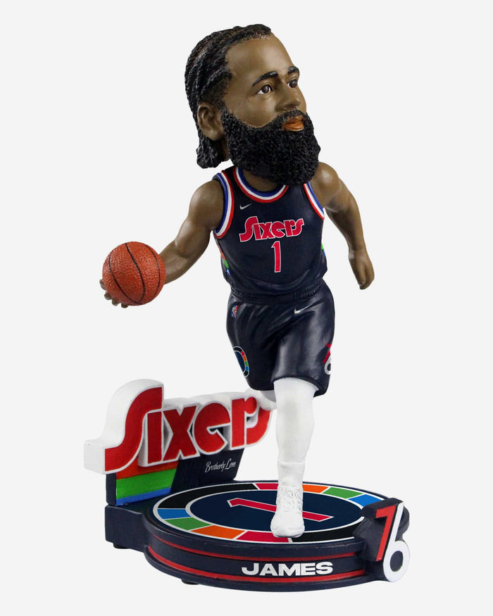 James Harden Philadelphia 76ers 2022 City Jersey Bobblehead FOCO - FOCO.com