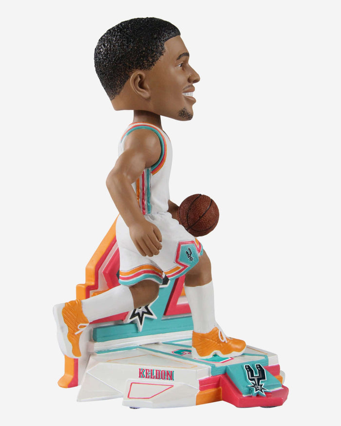 Keldon Johnson San Antonio Spurs 2022 City Jersey Bobblehead FOCO - FOCO.com