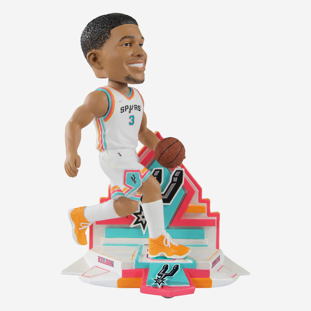 Keldon Johnson San Antonio Spurs 2022 City Jersey Bobblehead FOCO - FOCO.com