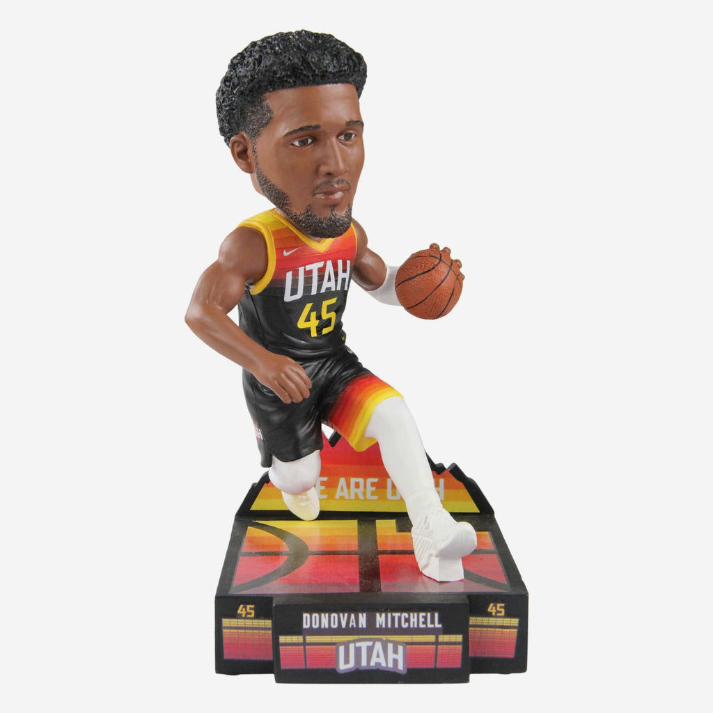 Donovan Mitchell Utah Jazz 2022 City Jersey Bobblehead FOCO - FOCO.com