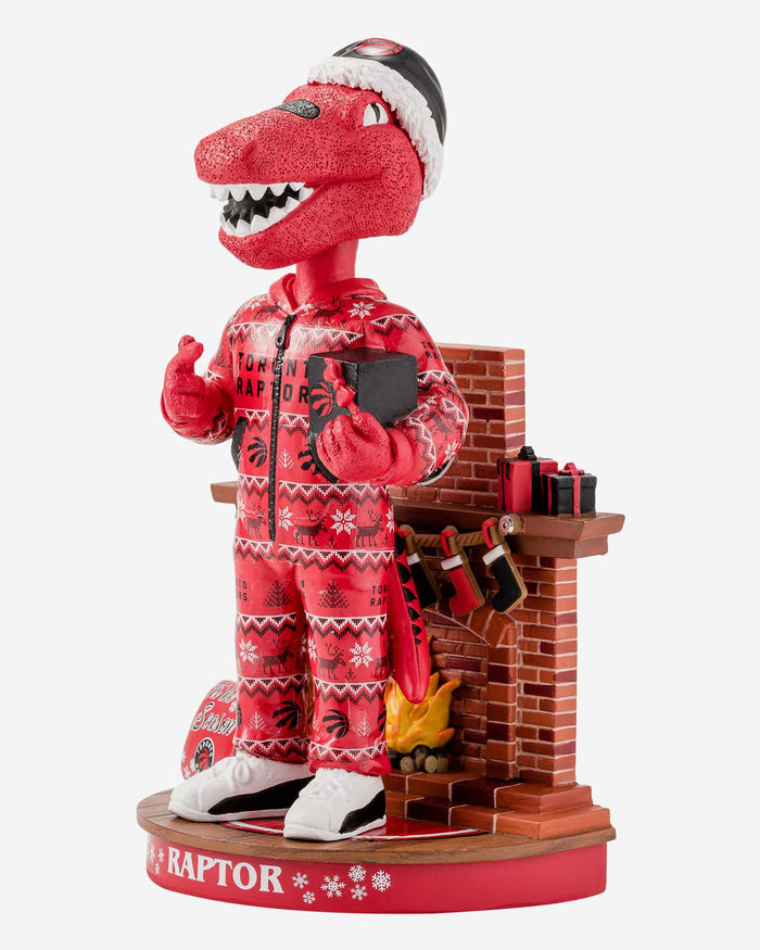 The Raptor Toronto Raptors Holiday Mascot Bobblehead FOCO - FOCO.com