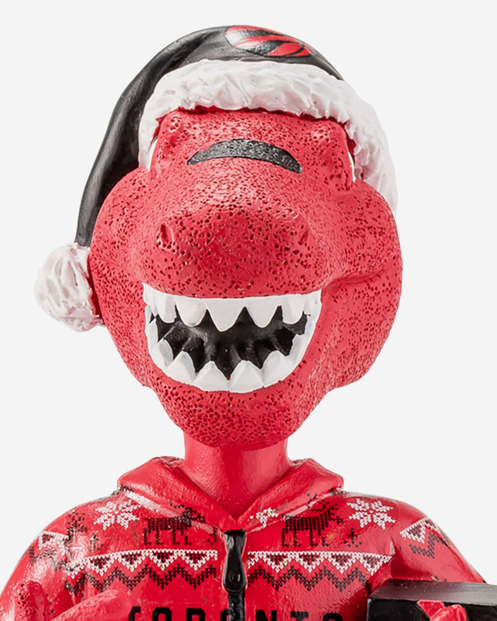 The Raptor Toronto Raptors Holiday Mascot Bobblehead FOCO - FOCO.com