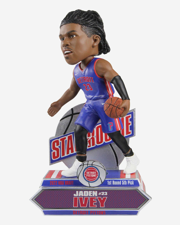 Jaden Ivey Detroit Pistons 2022 Rookie Series Bobblehead FOCO - FOCO.com