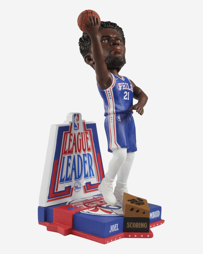Joel Embiid Philadelphia 76ers 2022 Points Per Game Leader Bobblehead FOCO - FOCO.com
