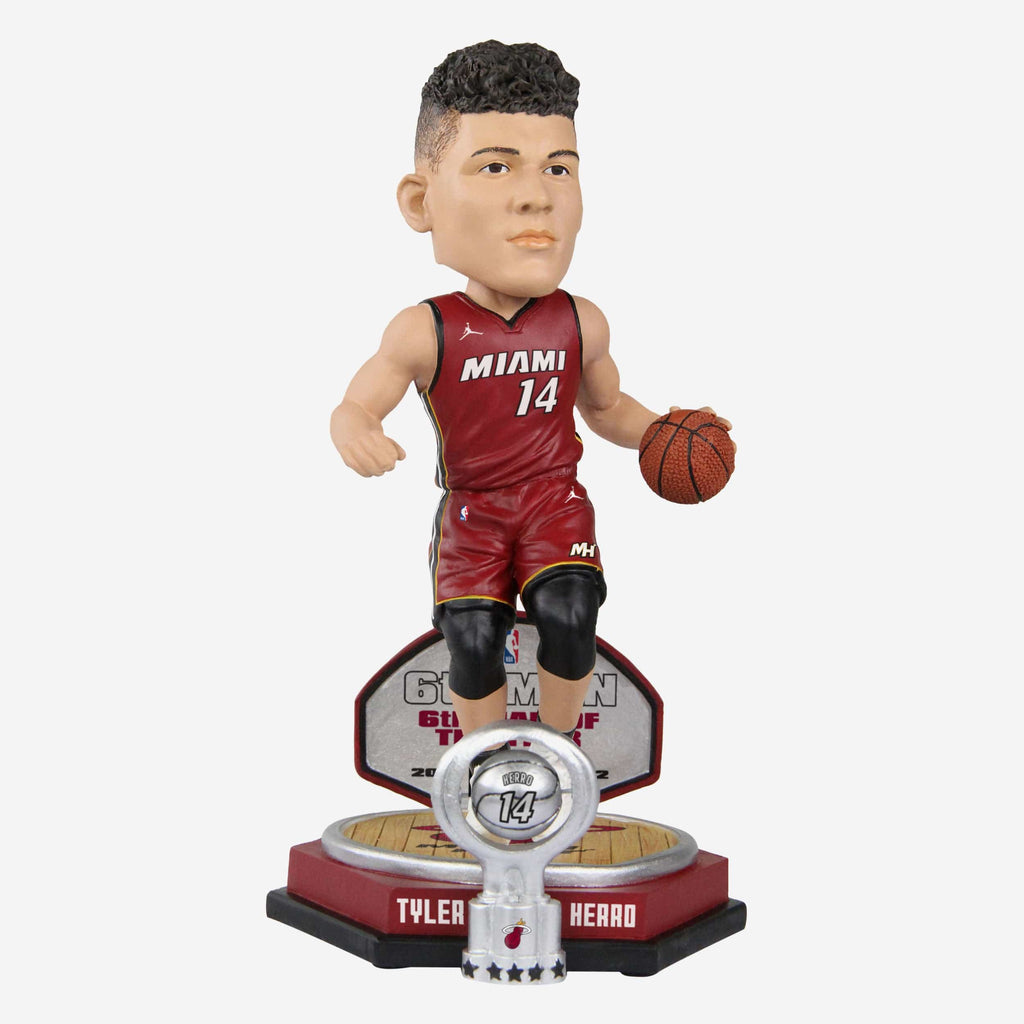 Tyler Herro Miami Heat 2022 Sixth Man Of The Year Bobblehead FOCO - FOCO.com