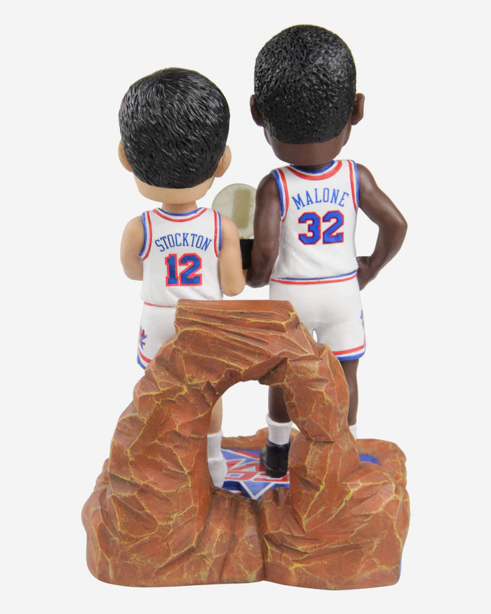 Karl Malone & John Stockton Utah Jazz 1993 NBA All-Star Game Co-MVP Dual Bobblehead FOCO - FOCO.com