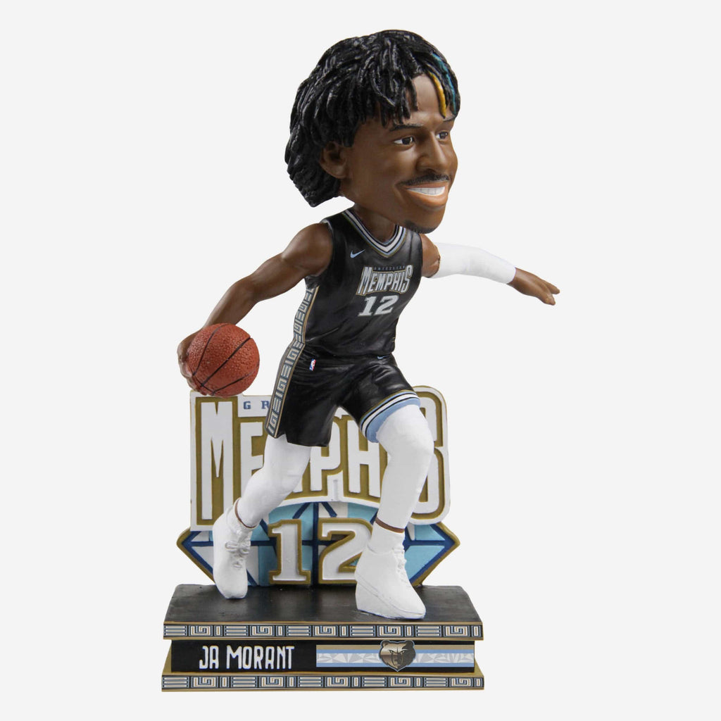 Ja Morant Memphis Grizzlies 2023 City Jersey Bobblehead FOCO - FOCO.com