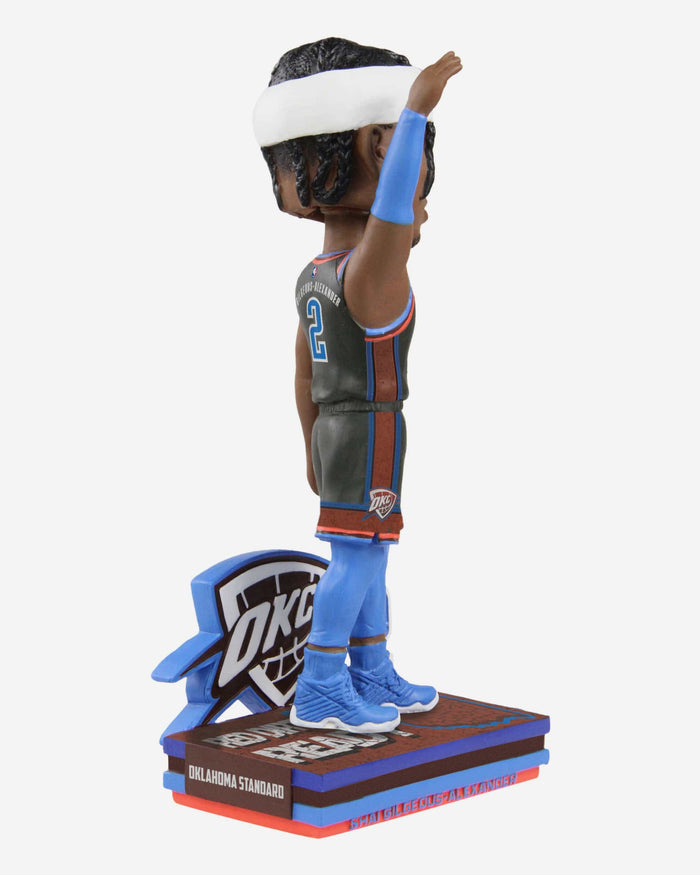 Shai Gilgeous-Alexander Oklahoma City Thunder 2023 City Jersey Bobblehead FOCO - FOCO.com