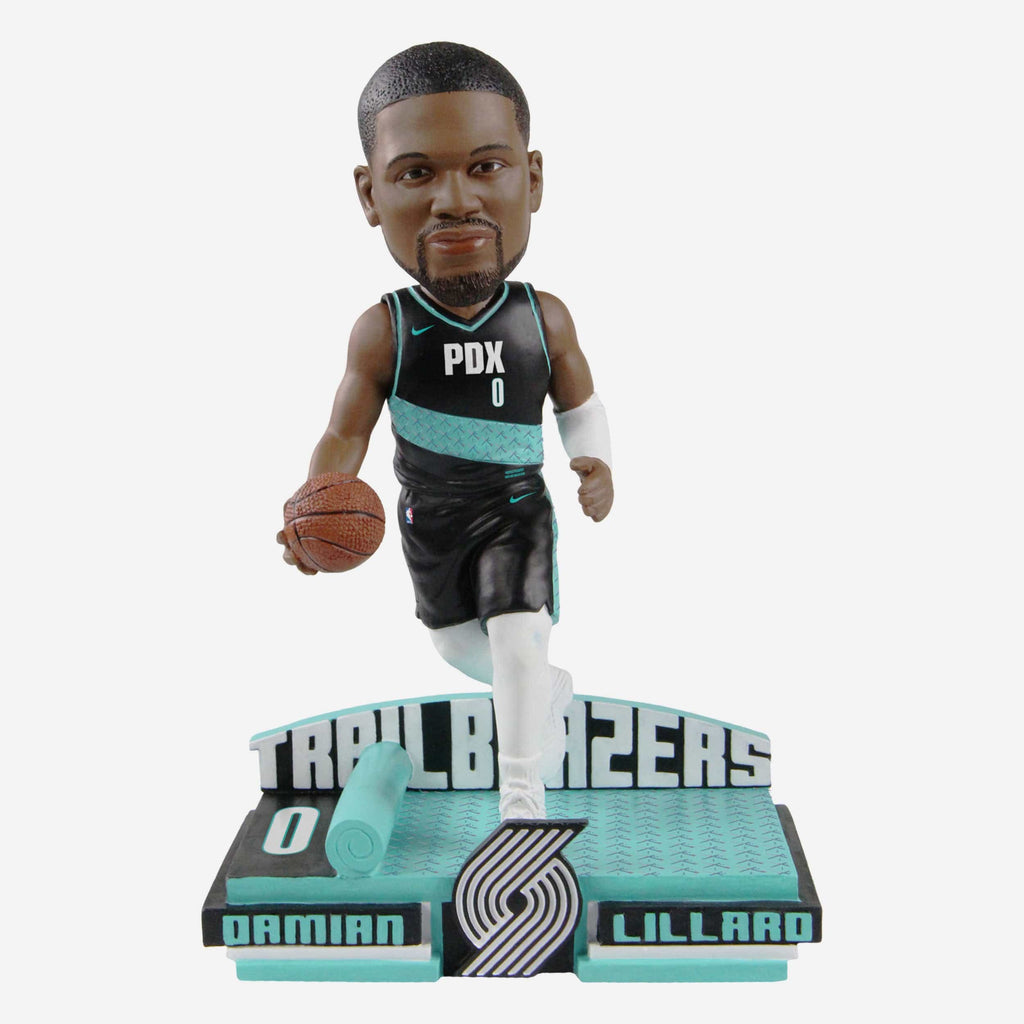 Damian Lillard Portland Trail Blazers 2023 City Jersey Bobblehead FOCO - FOCO.com