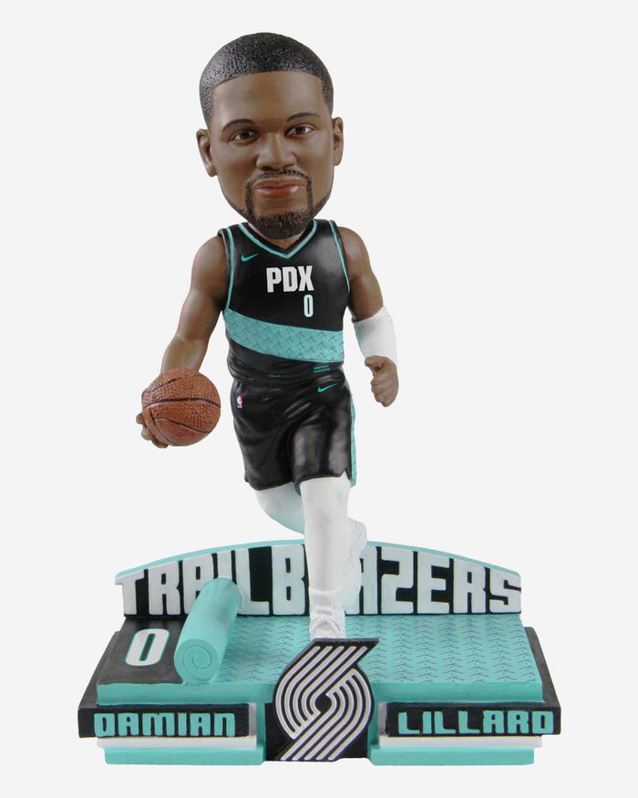 Damian Lillard Portland Trail Blazers 2023 City Jersey Bobblehead FOCO - FOCO.com