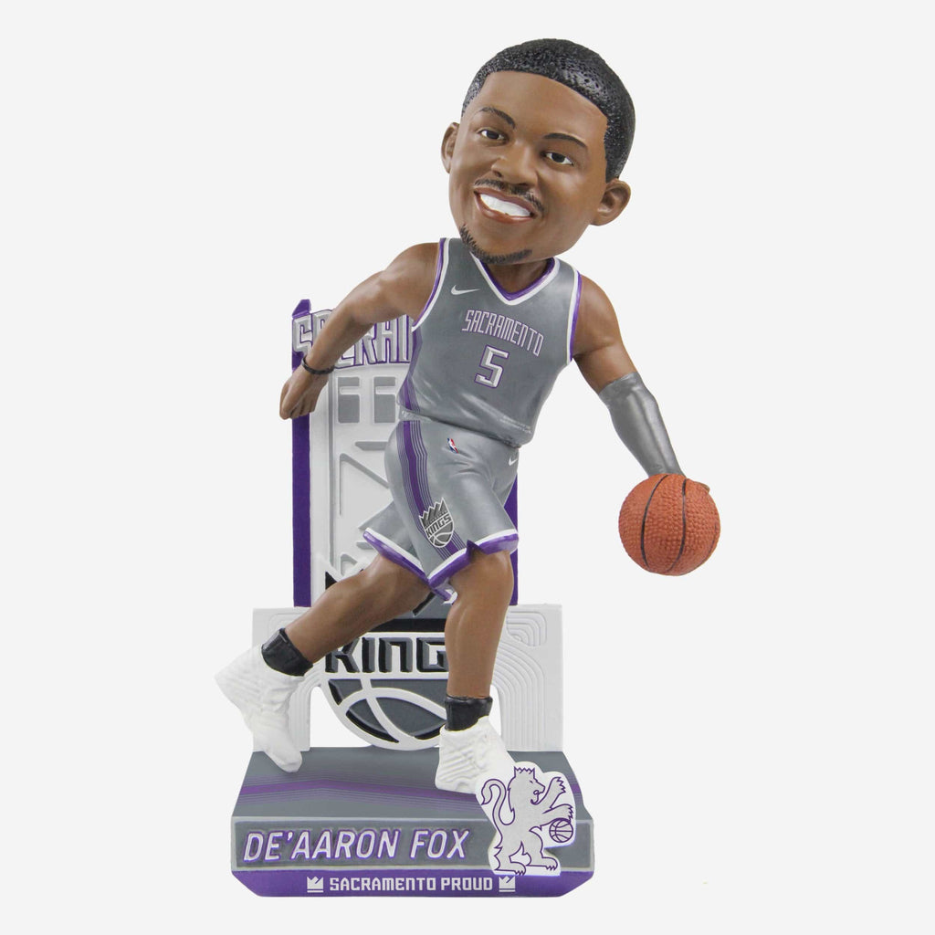 De'Aaron Fox Sacramento Kings 2023 City Jersey Bobblehead FOCO - FOCO.com