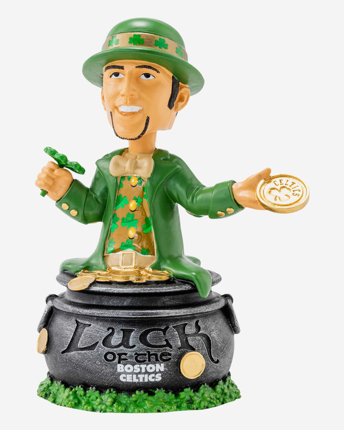 Lucky the Leprechaun Boston Celtics Saint Patricks Day Mascot Bobblehead FOCO - FOCO.com