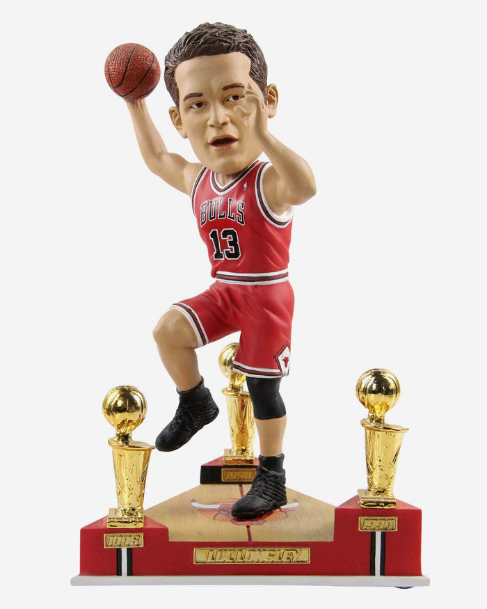 Luc Longley Chicago Bulls 3x NBA Champion Bobblehead FOCO - FOCO.com