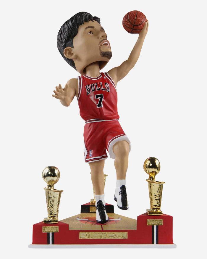 Toni Kukoc Chicago Bulls 3x NBA Champion Bobblehead FOCO - FOCO.com