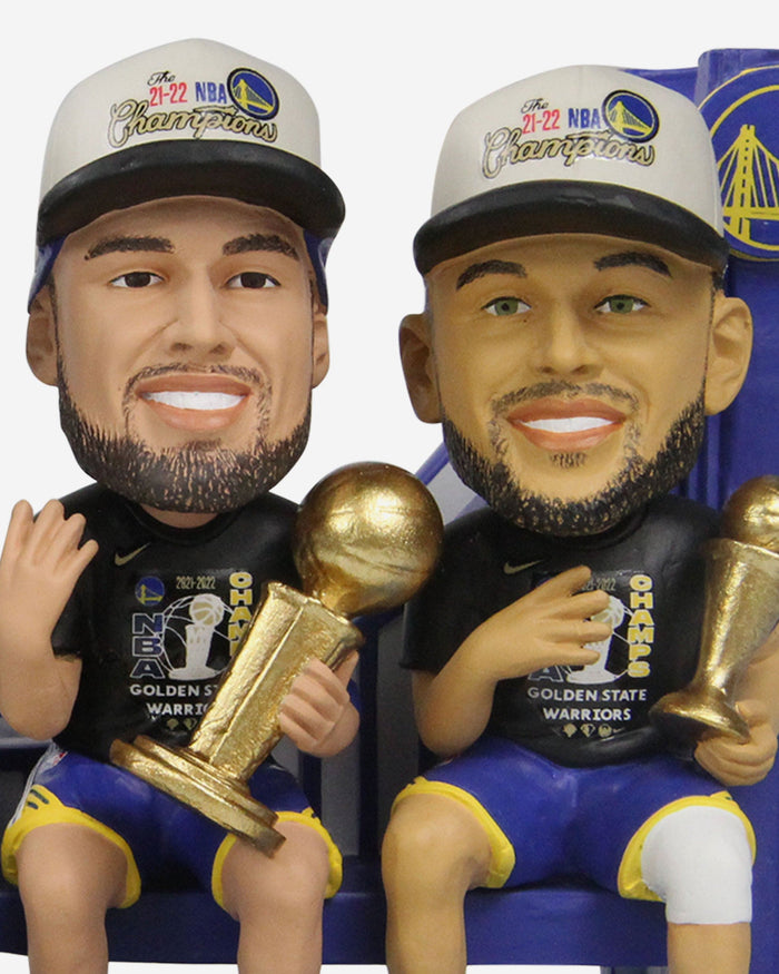 Golden State Warriors 4X NBA Champions Dub Dynasty Mini Bobblehead Scene FOCO - FOCO.com