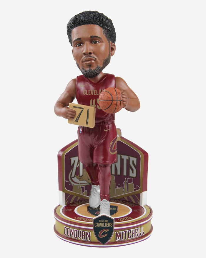 Donovan Mitchell Cleveland Cavaliers 71 Point Game Bobblehead FOCO - FOCO.com