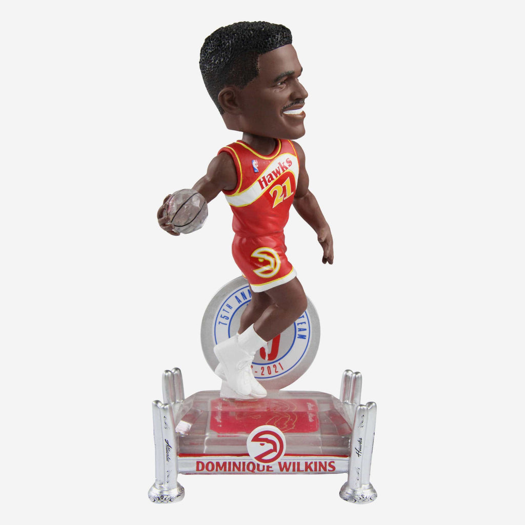 Dominique Wilkins Atlanta Hawks 75th Anniversary Bobblehead FOCO - FOCO.com