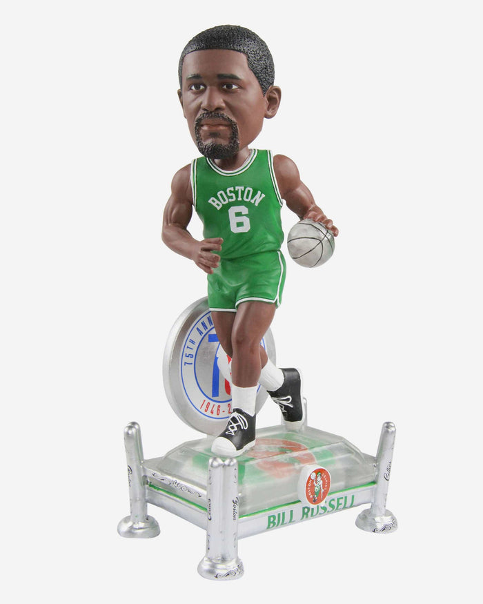 Bill Russell Boston Celtics 75th Anniversary Bobblehead FOCO - FOCO.com
