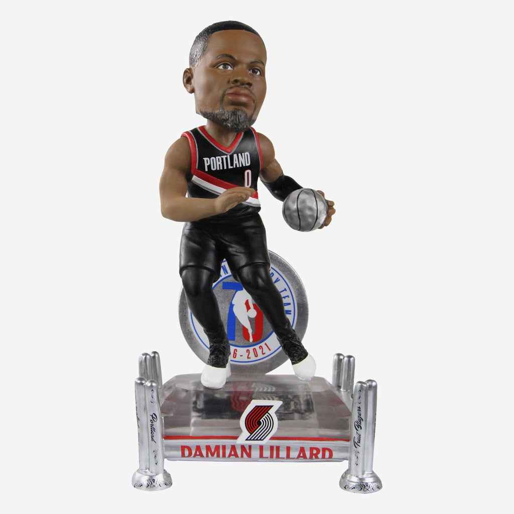 Damian Lillard Portland Trail Blazers 75th Anniversary Bobblehead FOCO - FOCO.com