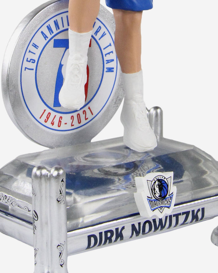 Dirk Nowitzki Dallas Mavericks 75th Anniversary Bobblehead FOCO - FOCO.com