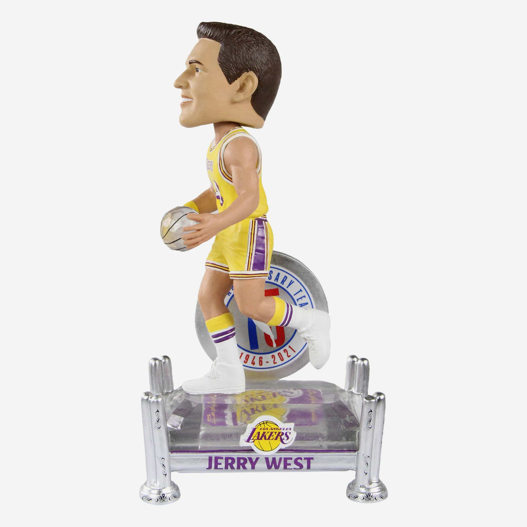 Jerry West Los Angeles Lakers 75th Anniversary Bobblehead FOCO - FOCO.com