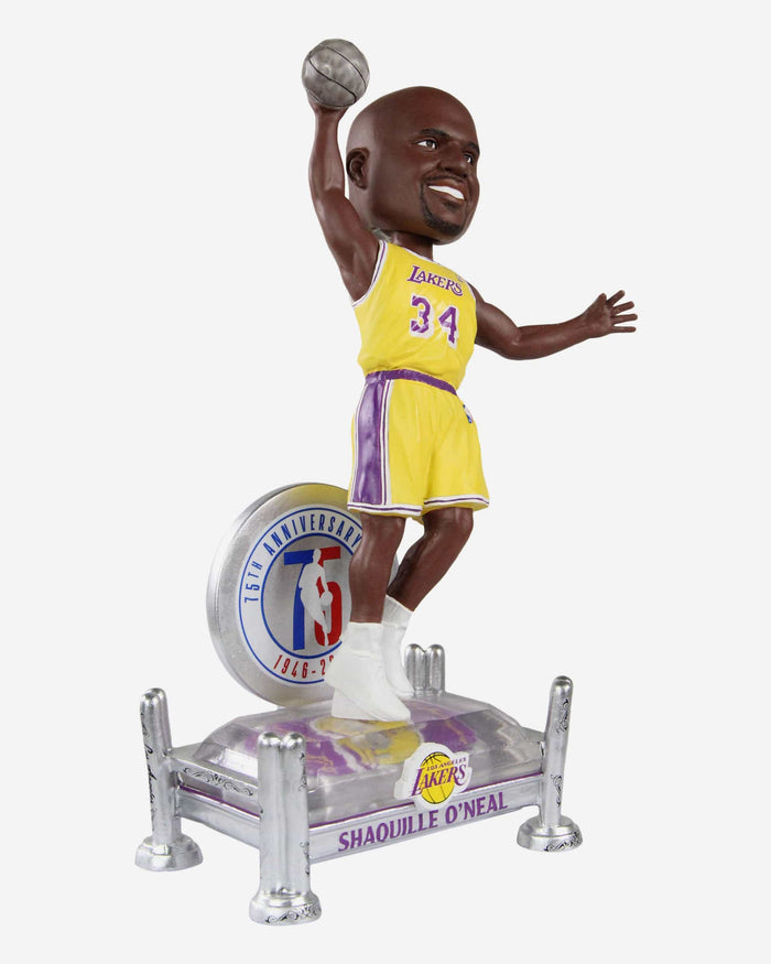 Shaquille O'Neal Los Angeles Lakers 75th Anniversary Bobblehead FOCO - FOCO.com