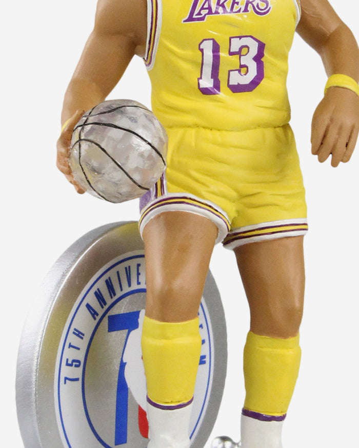 Wilt Chamberlain Los Angeles Lakers 75th Anniversary Bobblehead FOCO - FOCO.com