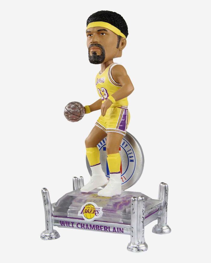 Wilt Chamberlain Los Angeles Lakers 75th Anniversary Bobblehead FOCO - FOCO.com