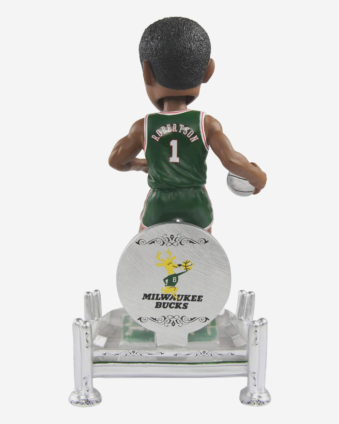 Oscar Robertson Milwaukee Bucks 75th Anniversary Bobblehead FOCO - FOCO.com