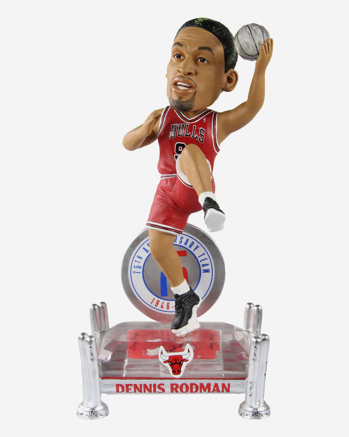 Dennis Rodman Chicago Bulls 75th Anniversary Bobblehead FOCO - FOCO.com