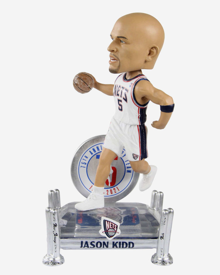 Jason Kidd New Jersey Nets 75th Anniversary Bobblehead FOCO - FOCO.com
