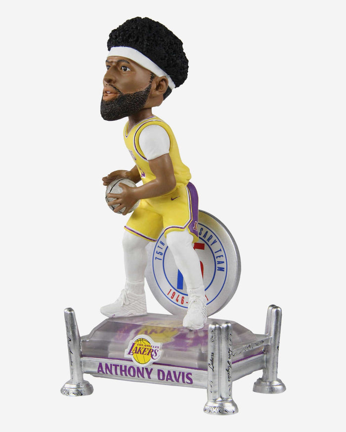 Anthony Davis Los Angeles Lakers 75th Anniversary Bobblehead FOCO - FOCO.com