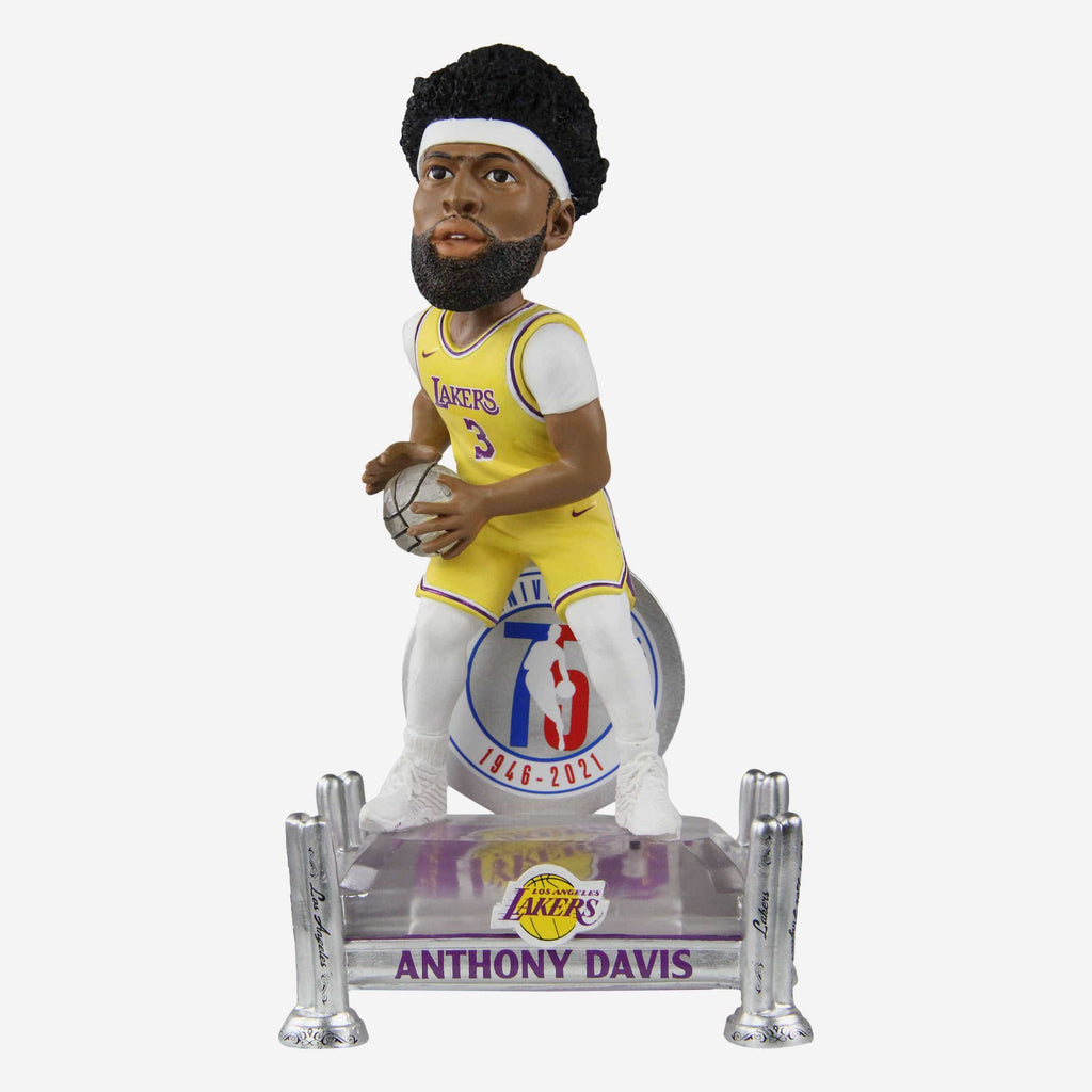 Anthony Davis Los Angeles Lakers 75th Anniversary Bobblehead FOCO - FOCO.com
