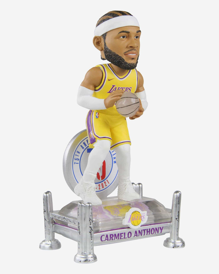 Carmelo Anthony Los Angeles Lakers 75th Anniversary Bobblehead FOCO - FOCO.com