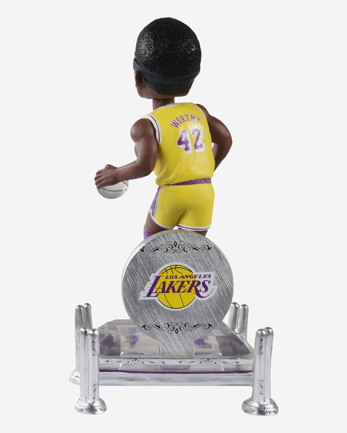 James Worthy Los Angeles Lakers 75th Anniversary Bobblehead FOCO - FOCO.com